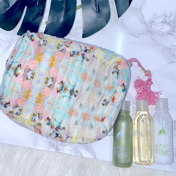laura park Handbags - Laura Park cosmetic toiletries bag with sample toiletries